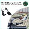 Gương Cánh Én V2 Mặt Kính Trắng Góc Nhìn Rộng Tiêu Chuẩn - Lắp SH, Winner Exciter, Giá chỉ 329.999 VND