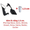 Gương Cánh Én V2 Mặt Kính Trắng Góc Nhìn Rộng Tiêu Chuẩn - Lắp SH, Winner Exciter, Giá chỉ 329.999 VND 10