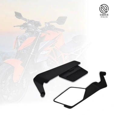 Gương Cánh Én V2 Nhôm CNC, Kính Trắng Cao Cấp, Góc Nhìn Rộng R14 - Giá 205.000₫