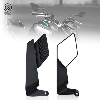 Gương Cánh Én V2 Thân Nhôm CNC Mặt Kính Trắng Cao Cấp, Góc Nhìn Rộng R14, Giá 205.000 VND