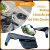 Gương Cánh Én V3 MONDUBIKER 85x130mm cho Xe máy, Xe điện - Phong cách chắc chắn, góc cạnh mạnh mẽ