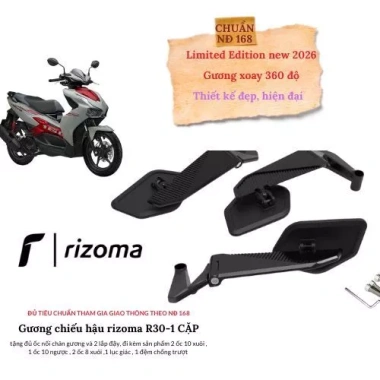 Gương Cánh Én V6 Gắn Xe Máy và Xe Điện - Phiên Bản Đặc Biệt, Giá 459.000 VNĐ