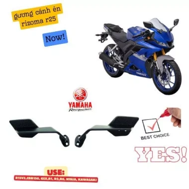 Gương cánh gió Rizoma Stealth cho R15,R25,R3,R6,R1,CBR,GSX,ZX25R,ZX10R,Ninja ZX6R - Giá chỉ 435.000 VNĐ 3
