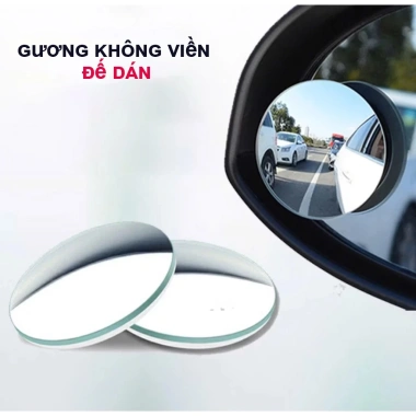 Gương cầu lồi ô tô hít chân không cao cấp - Tăng tầm nhìn, chống điểm mù khi lái