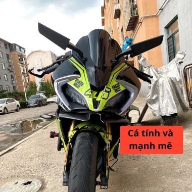 Gương chiếu hậu BINKE Ninja 250/300 H2 H4 – Cánh gió xoay, 218.000 VND
