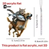 Gương chiếu hậu mèo treo ô tô - Mặt dây chuyền trang trí mới, giá 34.870₫ 4
