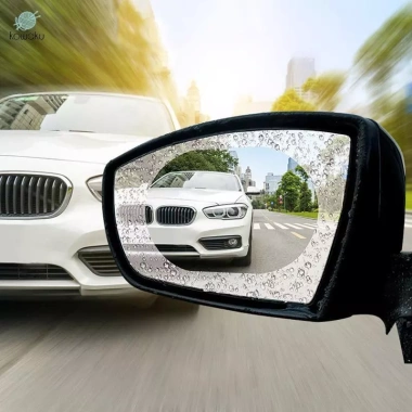 Gương chiếu hậu ô tô PET trong suốt lớp Nano chống mưa - Lái xe an toàn khi ẩm ướt 6