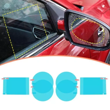 Gương chiếu hậu ô tô PET trong suốt lớp Nano chống mưa - Lái xe an toàn khi ẩm ướt 7