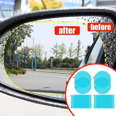 Gương chiếu hậu ô tô PET trong suốt lớp Nano chống mưa - Lái xe an toàn khi ẩm ướt 9
