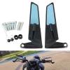 Gương chiếu hậu thể thao hợp kim nhôm cho Honda CB150R-500R, CBR650 - Cánh gió cố định, giảm 20%