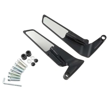 Gương chiếu hậu thể thao hợp kim nhôm cho Honda CB150R-500R, CBR650 - Cánh gió cố định, giảm 20%