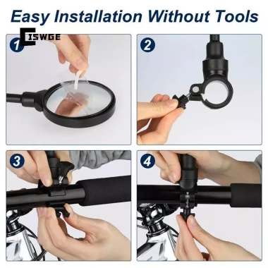 Gương chiếu hậu xe đạp 2 chiếc 360° điều chỉnh uốn cong, đường núi 130k 5 Gương chiếu hậu xe đạp 2 chiếc 360° điều chỉnh uốn cong, đường núi 130k 5
