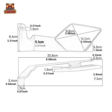 Gương chiếu hậu xe máy đa năng cánh gió gập lại - Giá chỉ 280.500đ giảm từ 350.625đ 6