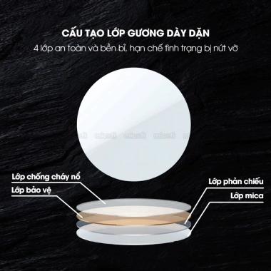 Gương Chụp Ảnh Micofi Phản Chiếu Kẹp Điện Thoại Selfie, Camera Sau 43.000đ 5