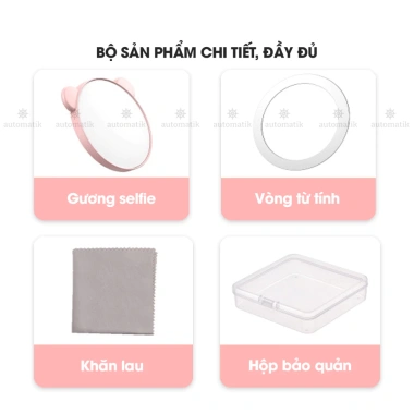 Gương Chụp Ảnh Phản Chiếu Kẹp Điện Thoại Automatik - Hỗ Trợ Cam Sau Selfie, Giá 40.000đ