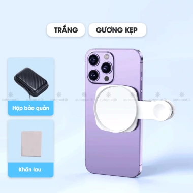 Gương Chụp Ảnh Phản Chiếu Kẹp Điện Thoại Automatik - Hỗ Trợ Cam Sau Selfie, Giá 40.000đ