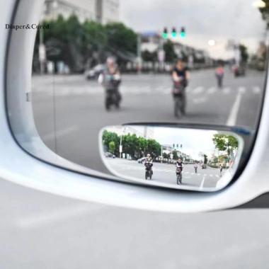Gương Điểm Mù 360 Điều Chỉnh 2 Cái - Gương Chiếu Hậu Ô Tô Lồi Khung Tròn Góc Rộng - Giá Ưu Đãi 40.810₫ 3