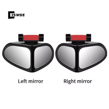 Gương điểm mù ô tô CISWGE 1/2 chiếc hai mặt, điều chỉnh 360° góc rộng gương chiếu hậu 16