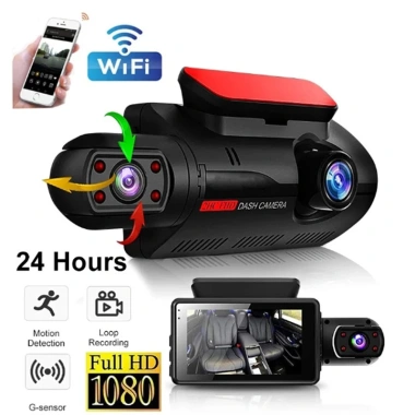 Gương Ghi Hình DVR HD 1.080P Hai Ống Kính Cho Xe Hơi - Giá Ưu Đãi 426.800 VND
