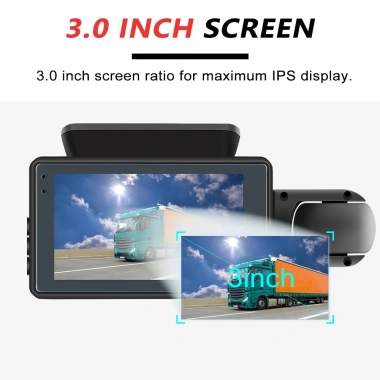 Gương Ghi Hình DVR HD 1.080P Hai Ống Kính Cho Xe Hơi - Giá Ưu Đãi 426.800 VND