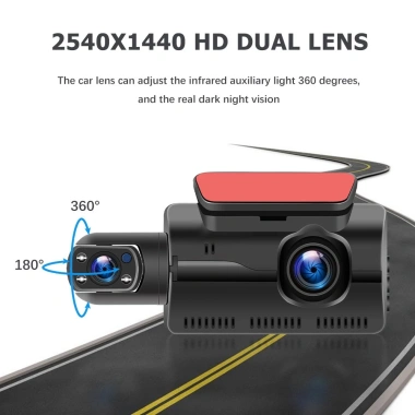Gương Ghi Hình DVR HD 1.080P Hai Ống Kính Cho Xe Hơi - Giá Ưu Đãi 426.800 VND