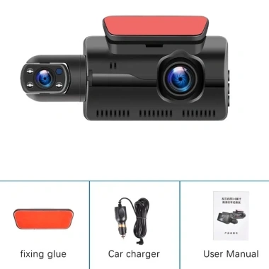 Gương Ghi Hình DVR HD 1.080P Hai Ống Kính Cho Xe Hơi - Giá Ưu Đãi 426.800 VND