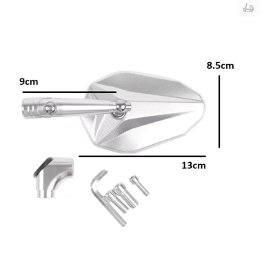 Gương H2C V1 V2 chính hãng lắp cho Honda Yamaha Vespa gương trái giá 245.000₫ 6 Gương H2C V1 V2 chính hãng lắp cho Honda Yamaha Vespa gương trái giá 245.000₫ 6