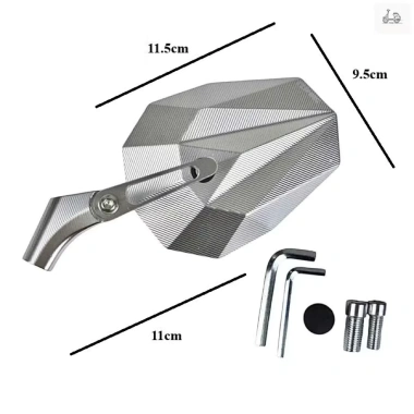 Gương H2C V5 chính hãng, gương trái đa dạng cho mọi dòng xe máy, chỉ 250.000 VND