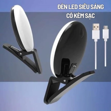 Gương Kẹp Selfie Đèn LED Remote Chụp Ảnh và Quay Video, Giá chỉ 120k 6