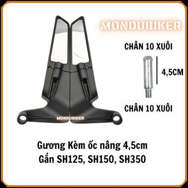 Gương Kiếng Chiếu Hậu Cánh Én Gắn Chân Gương Thể Thao Bền Đẹp Giá 147k - Ưu Đãi
