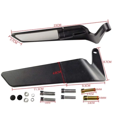Gương Kiếng Chiếu Hậu Cánh Én Gắn Chân - Thiết Kế Thể Thao, Bền Đẹp, Giá 1 Đôi 152.000 VND