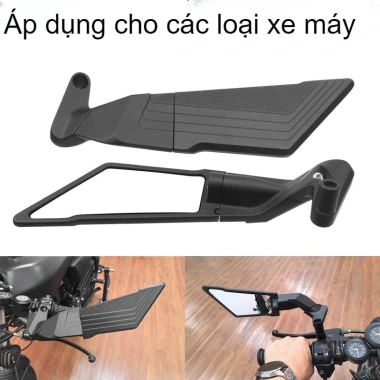 Gương Nightwing Cánh Én Loại Bỏ Điểm Mù, Mặt Kính Trắng Góc Rộng cho Xe điện, Xe máy Giá chỉ 397.950₫ 3