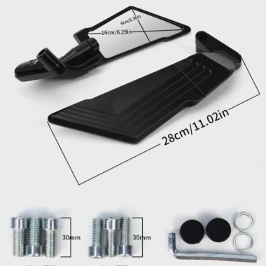 Gương Nightwing Cánh Én - Mặt Kính Trắng Góc Rộng, Chắc Chắn Bền Đẹp, Siêu Cao Cấp, Giá 1 Đôi 397.950₫ 7