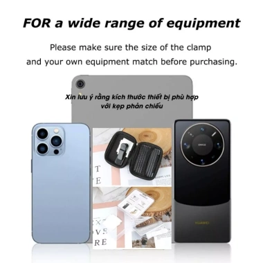 Gương phản chiếu 360 vô cực kẹp điện thoại - phụ kiện chụp ảnh giá 48.000 VND
