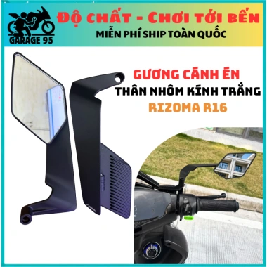 Gương Rizoma Cánh Én SH Vespa PG1 XSR CB Góc Rộng Mã R16 Giá ưu đãi 239.000₫