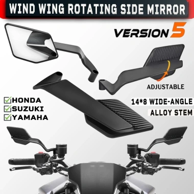 Gương Rizoma Cánh Én V2 Mặt Kính Trắng, Góc Nhìn Rộng, Chắc Chắn, Giá 50.000 VND 5 Gương Rizoma Cánh Én V2 Mặt Kính Trắng, Góc Nhìn Rộng, Chắc Chắn, Giá 50.000 VND 5