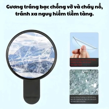 Gương Selfie Mini Camera Sau Gương Kẹp Điện Thoại – Chụp Ảnh Sắc Nét, Giá chỉ 28.000đ 6