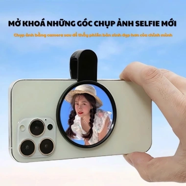 Gương Selfie Mini Camera Sau Gương Kẹp Điện Thoại – Chụp Ảnh Sắc Nét, Giá chỉ 28.000đ 9