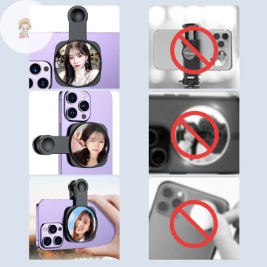 Gương Selfie Mini Kẹp Điện Thoại Độ Nét Cao – Chụp Ảnh Chuyên Nghiệp, Giá 22.574₫