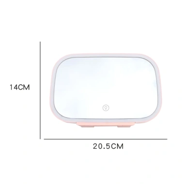 Gương trang điểm LED ô tô DIAPER & CORED Điều chỉnh độ sáng, tấm che nắng, màn hình cảm ứng tự động, giá ưu đãi 179.100₫ 8