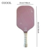 Guool Pickleball Vợt Chống Trơn Trượt, Tay Cầm Công Thái Học, Độ Dày 16mm, Sợi Carbon Dành Cho Nữ 3
