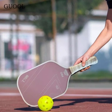 Guool Pickleball Vợt Chống Trơn Trượt, Tay Cầm Công Thái Học, Độ Dày 16mm, Sợi Carbon Dành Cho Nữ 5