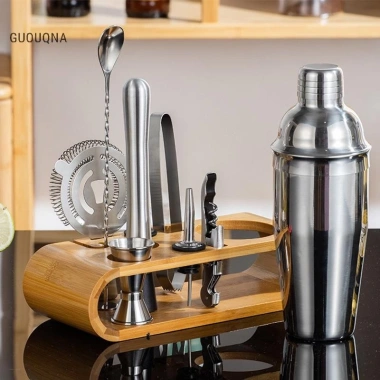 GUOUQNA 10 chiếc Cocktail Shaker inox - Dụng cụ pha chế Martini, chỉ 548.570đ