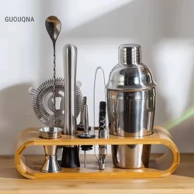 GUOUQNA 10 chiếc Cocktail Shaker inox - Dụng cụ pha chế Martini, chỉ 548.570đ