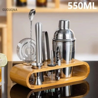 GUOUQNA 10 chiếc Cocktail Shaker inox - Dụng cụ pha chế Martini, chỉ 548.570đ