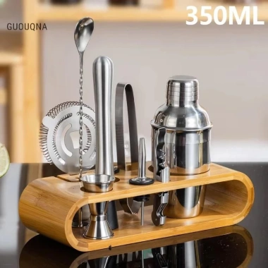 GUOUQNA 10 chiếc Cocktail Shaker inox - Dụng cụ pha chế Martini, chỉ 548.570đ
