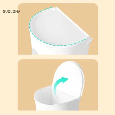 GUOUQNA Giá Để Đồ Treo Tường Túi Nhựa Phòng Tắm, Hộp Bảo Quản, Giá 47.740 VND 4