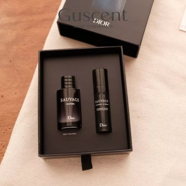 GUSCENT Set quà tặng nước hoa nam Sauvage Limited - Hương phong độ, mát mẻ, giá ưu đãi 897.000₫