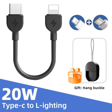 Guugei 60W Type-C Sạc Nhanh Cáp Ngắn 20W iOS, Dây Buộc, Giá 39.600₫ 10 Guugei 60W Type-C Sạc Nhanh Cáp Ngắn 20W iOS, Dây Buộc, Giá 39.600₫ 10