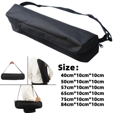 GWYN Túi đựng chân máy màu đen có dây đeo, vải di động 40‑84cm – Giá ưu đãi 78.840₫